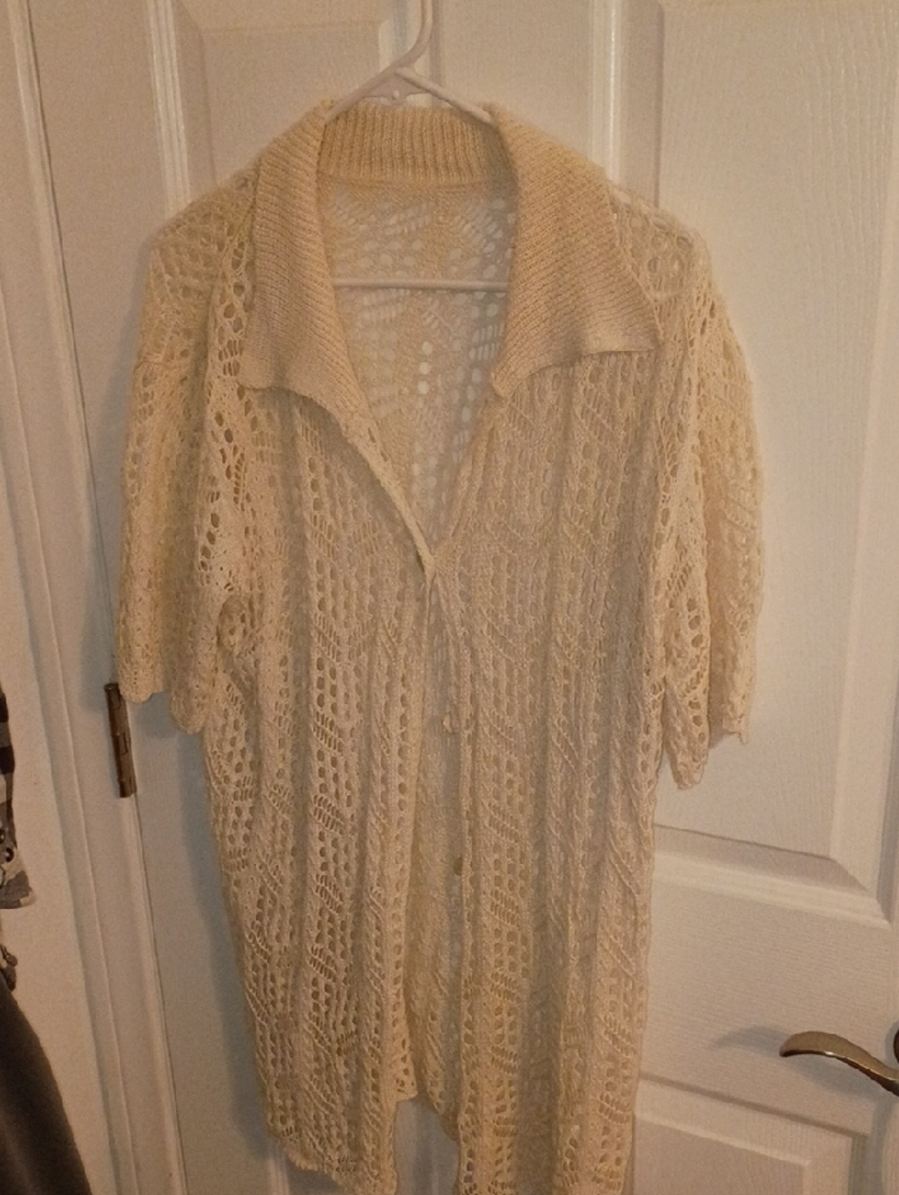 Cream Collared Sweater